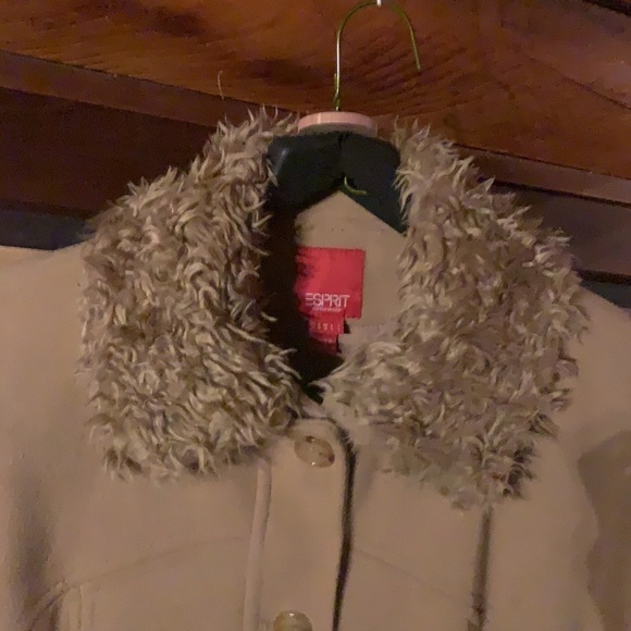 Vintage Y2K ESPRIT 100% Wool Coat - Picture 4 of 8